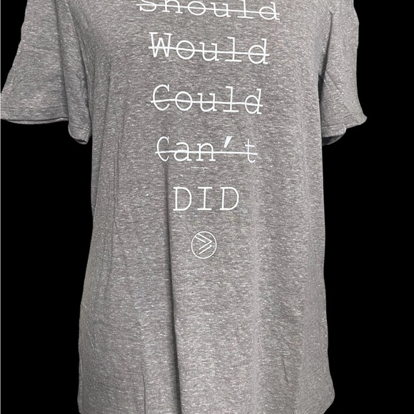 Gray Graphic Tee Motivational - Picture 5 of 5